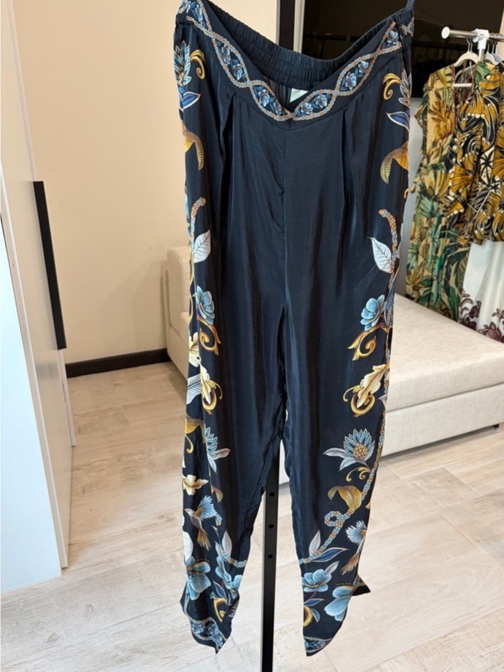 Black Flowerful Garden Pajama
Pants by Farm Rio! DT - Picture 3 of 11